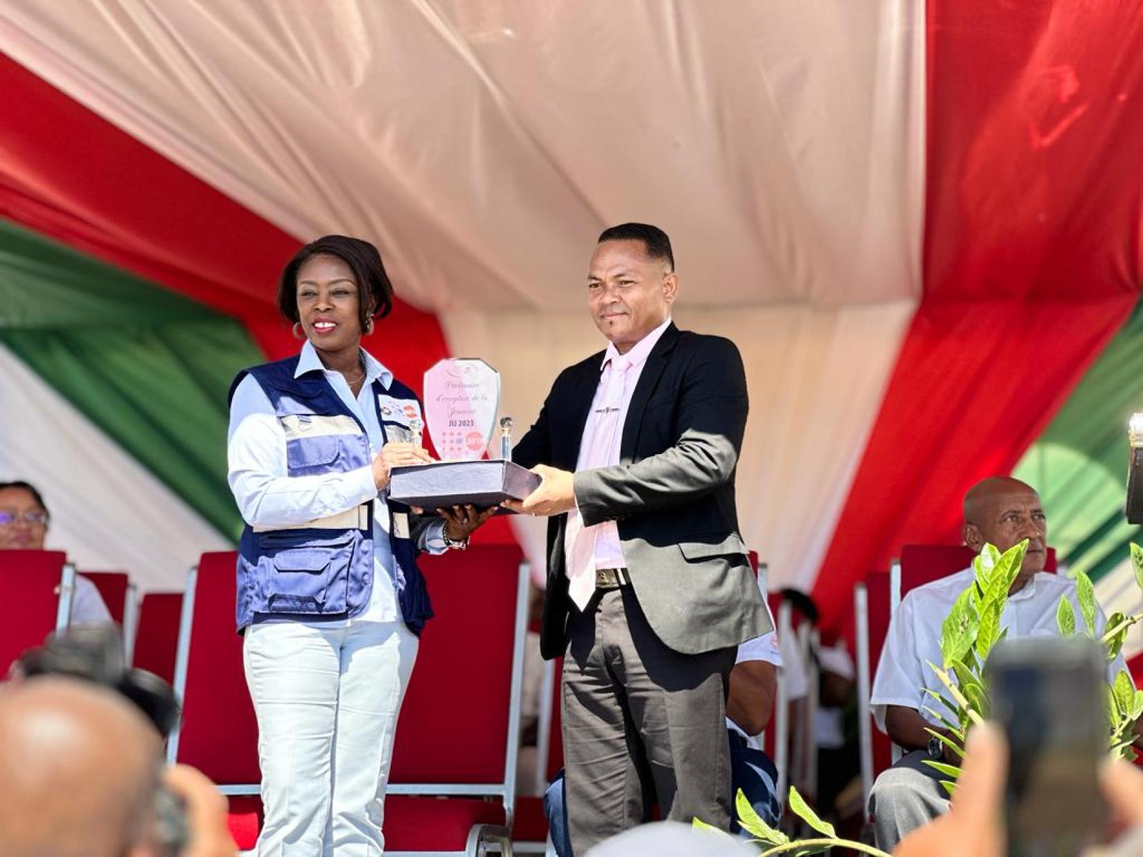 DirCab ministrère de la jeunesse et Représentante UNFPA