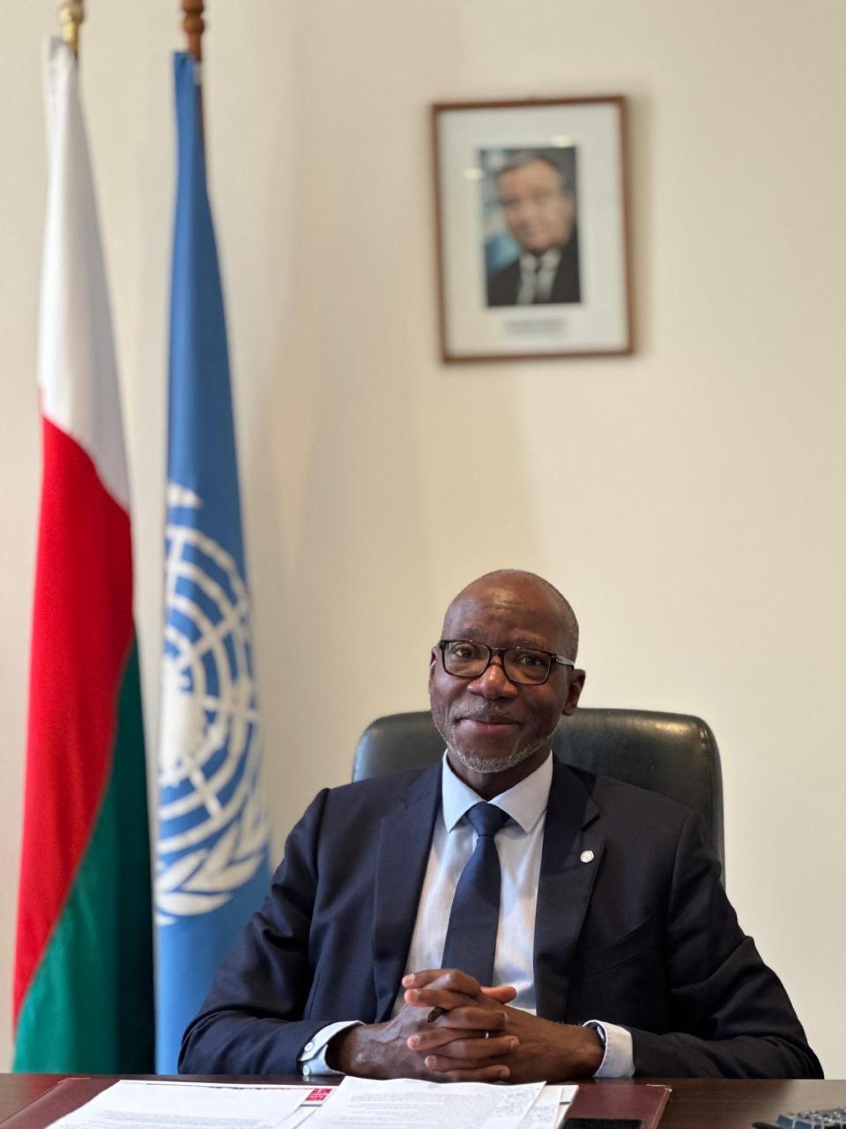 Mr Issa Sanogo - Coordonnateur Résident SNU Madagascar 2020 - 2024