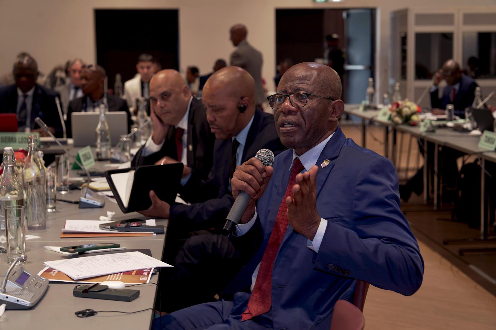 Photo d'aperçu de la Consultation continentale de la Coalition mondiale sur la réduction de l'offre de drogues organisée à Antananarivo par l'Union Africaine, avec le soutien de l'ONUDC".