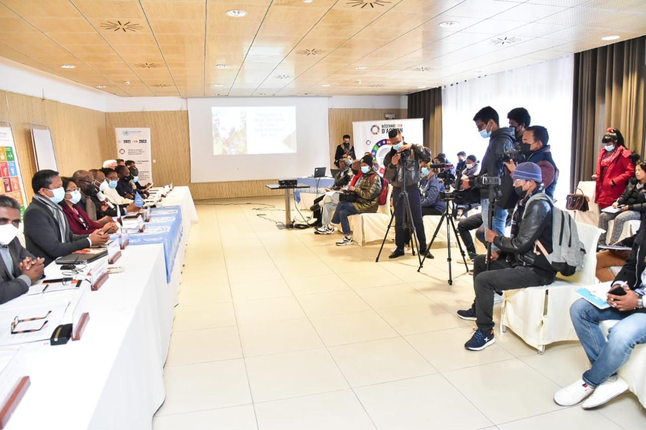 conférence de presse lancement rapport UN 2021
