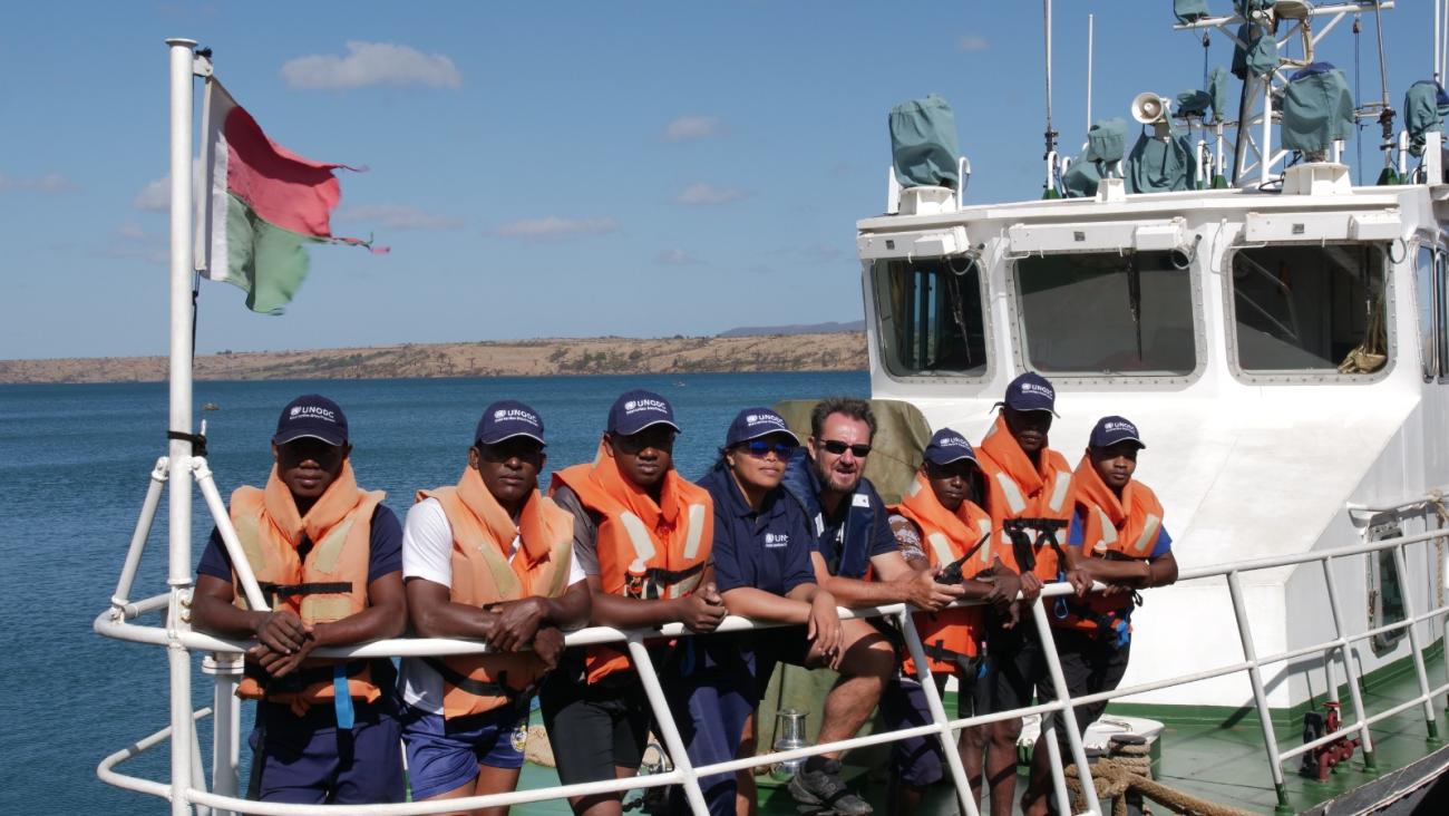 Aperçu des formations pratiques sur menées par l’ONUDC pour améliorer la sécurité maritime Madagascar à Antsiranana